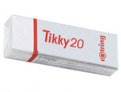 Borracha rotring branca tikky 20 unidade , Rotring , 91038 , 4006856551426